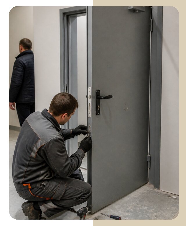 Ремонт противопожарной двери в Лобне по цене 6712 р. | ДвериЛегко-Лбн